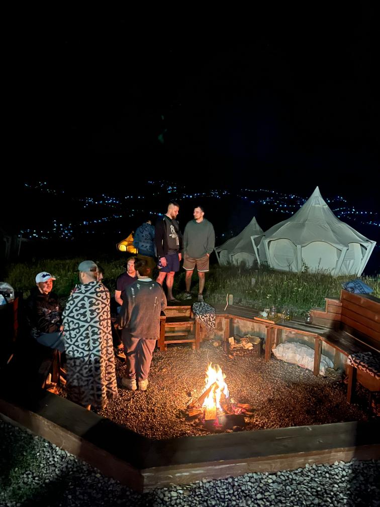 Campfire in Georgia