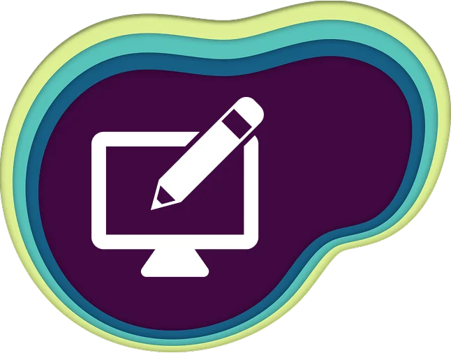 uiux icon in a shape