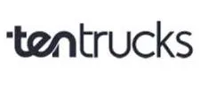 Black and white logo displaying the word "tentrucks" in stylized lowercase letters.